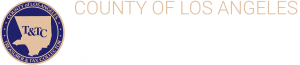 County of Los Angeles Treasurer and Tax Collector logo.