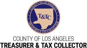 County of Los Angeles Treasurer and Tax Collector logo.