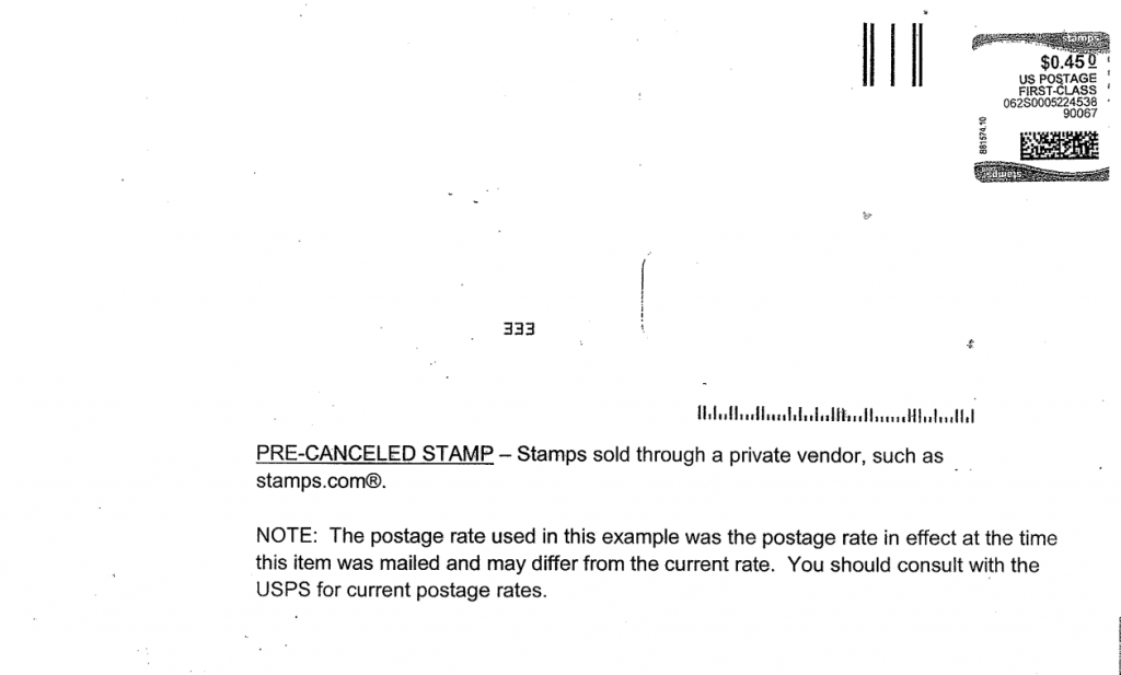 Does Metered Mail Have a Different Result vs Stamped Mail?