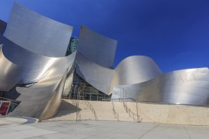 Disney Hall exterior view.