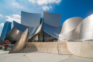 Disney Hall exterior view.